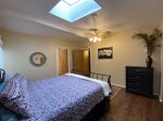 Master bedroom with skylight